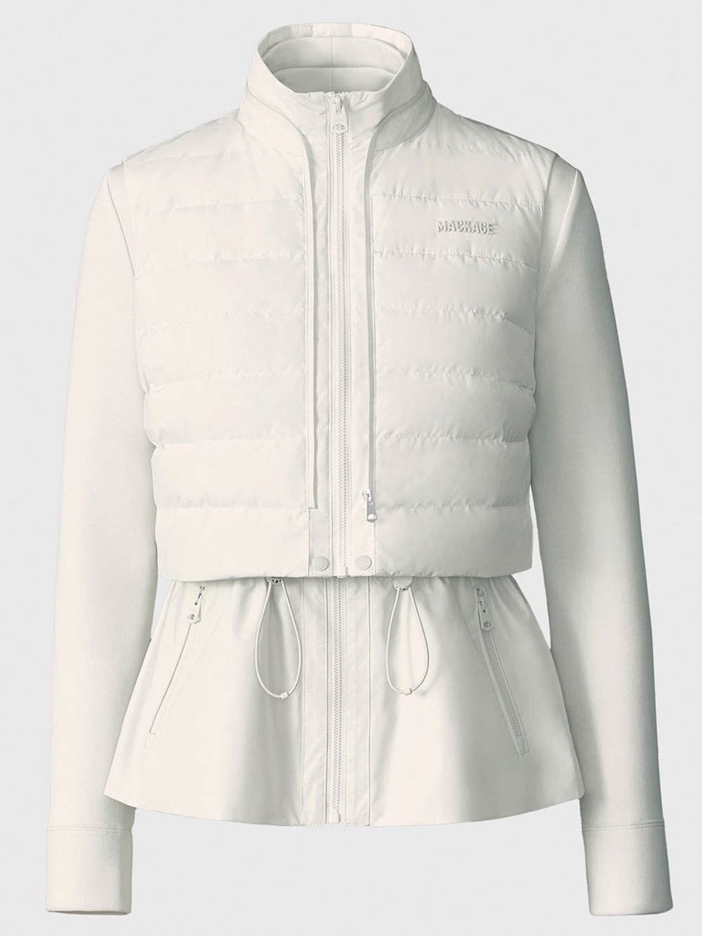 MACKAGE PRISCILLA CREAM L - BRAND NEW LADIES 3 in 1 DOWN JACKET